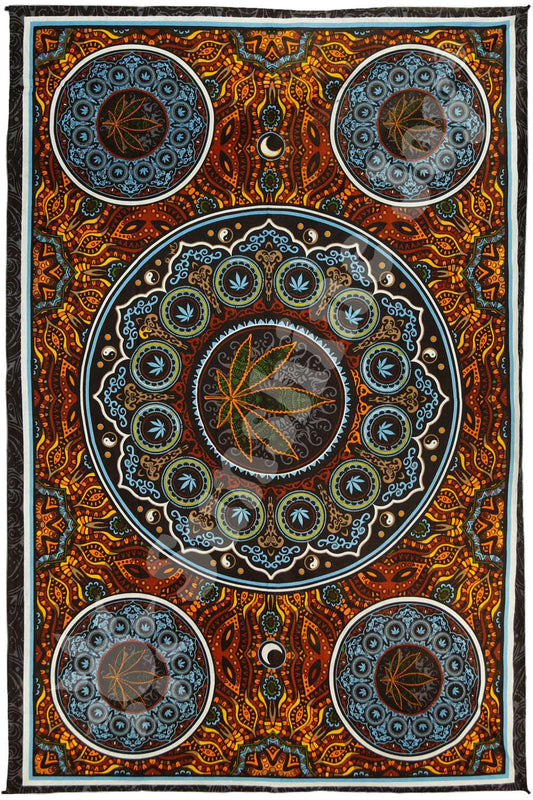 3D Magic Leaf Tapestry - HalfMoonMusic