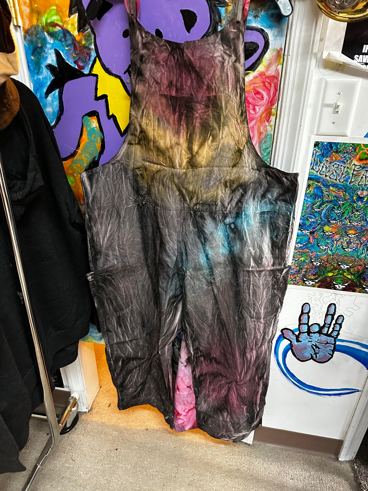 Women's Easy Tie-Dye Overalls
