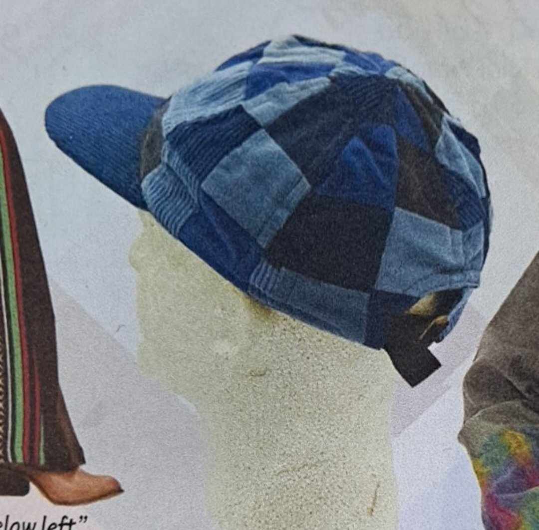 Patchwork Corduroy Baseball Cap