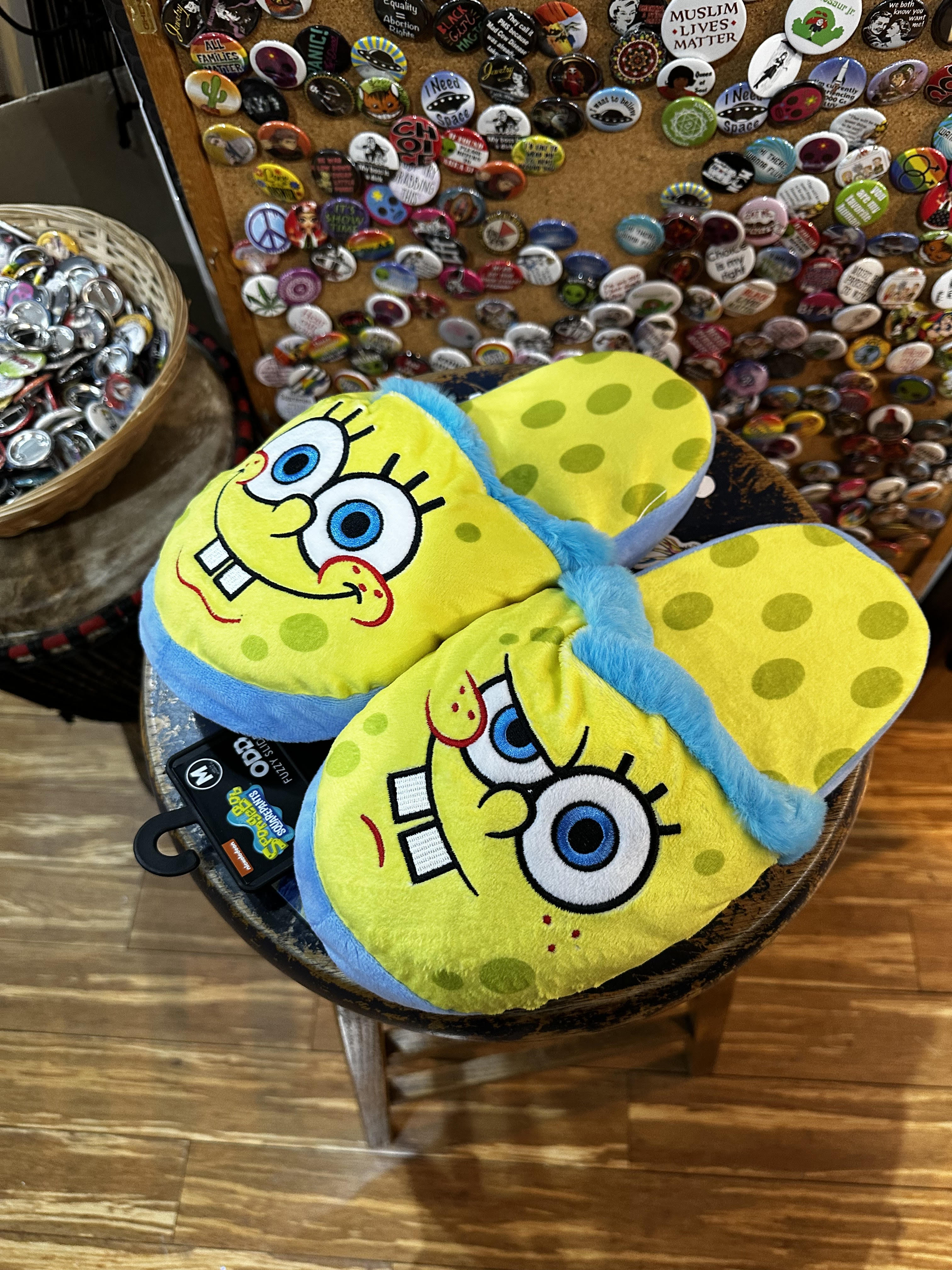 sponge bob slippers
