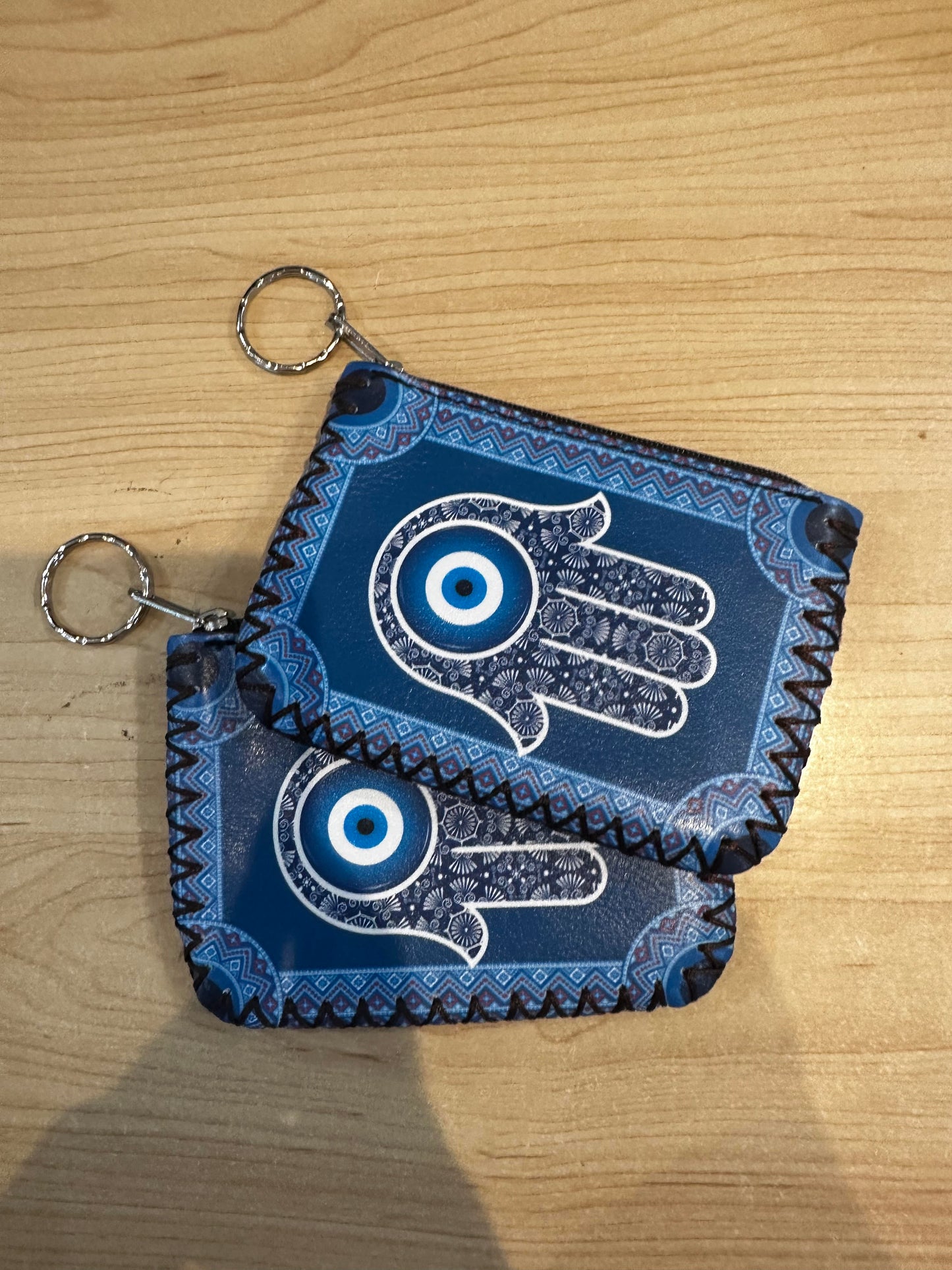 Hamsa Evil Eye Printed Coin Purse