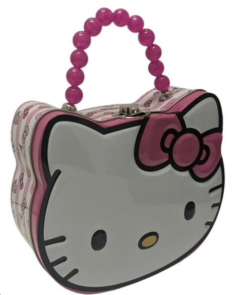 Hello Kitty Head shaped tin purse