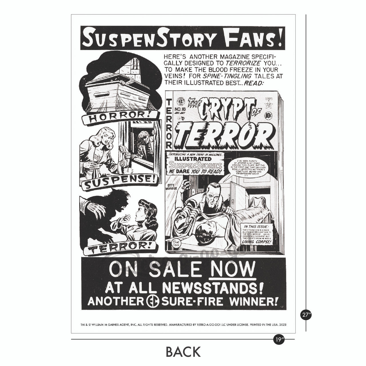 EC Comics Vault of Horror No.26 Large Format Print