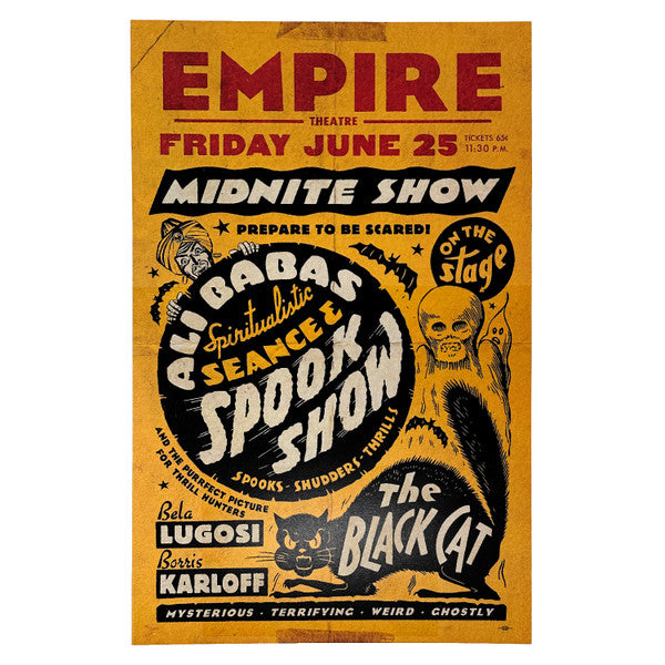 Black Cat Spook Show Poster