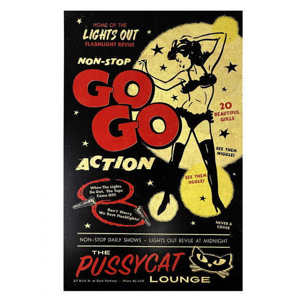Lights Out Go-Go Print