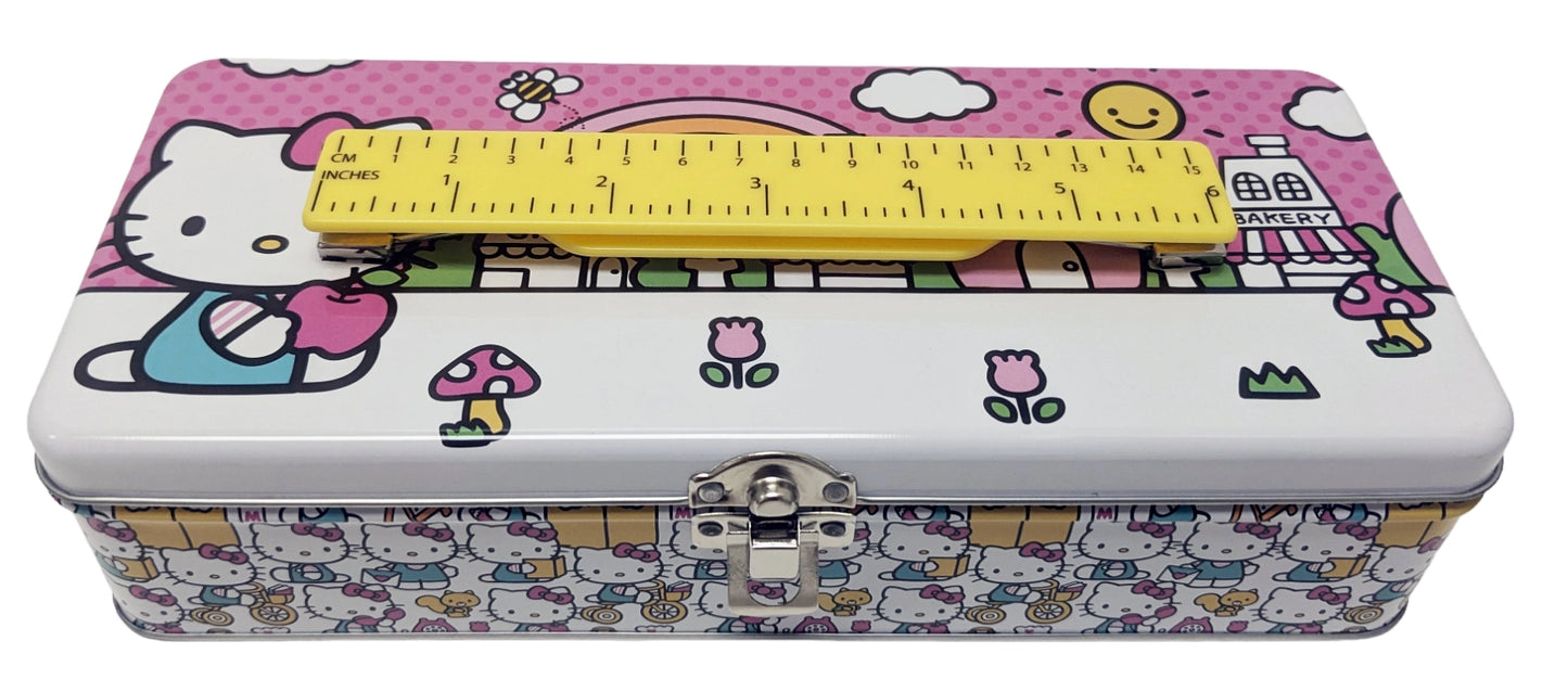 Hello Kitty Large Storage Box w/ Ruler Handle