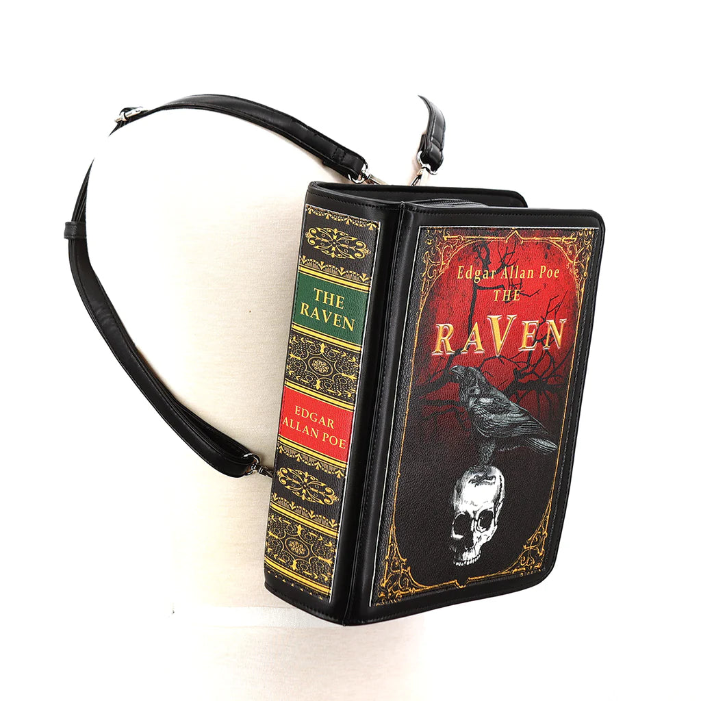 The Raven Vintage Book Backpack In Vinyl