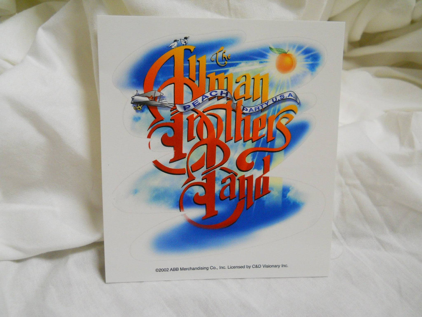 Allman Brothers Peach Party Sticker - HalfMoonMusic