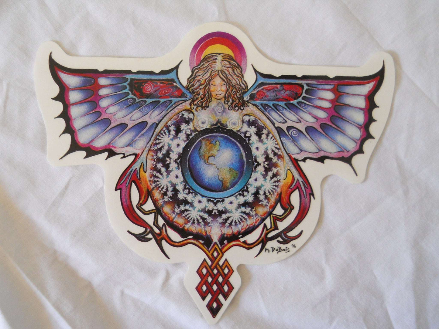 Angel Knot World Sticker - HalfMoonMusic