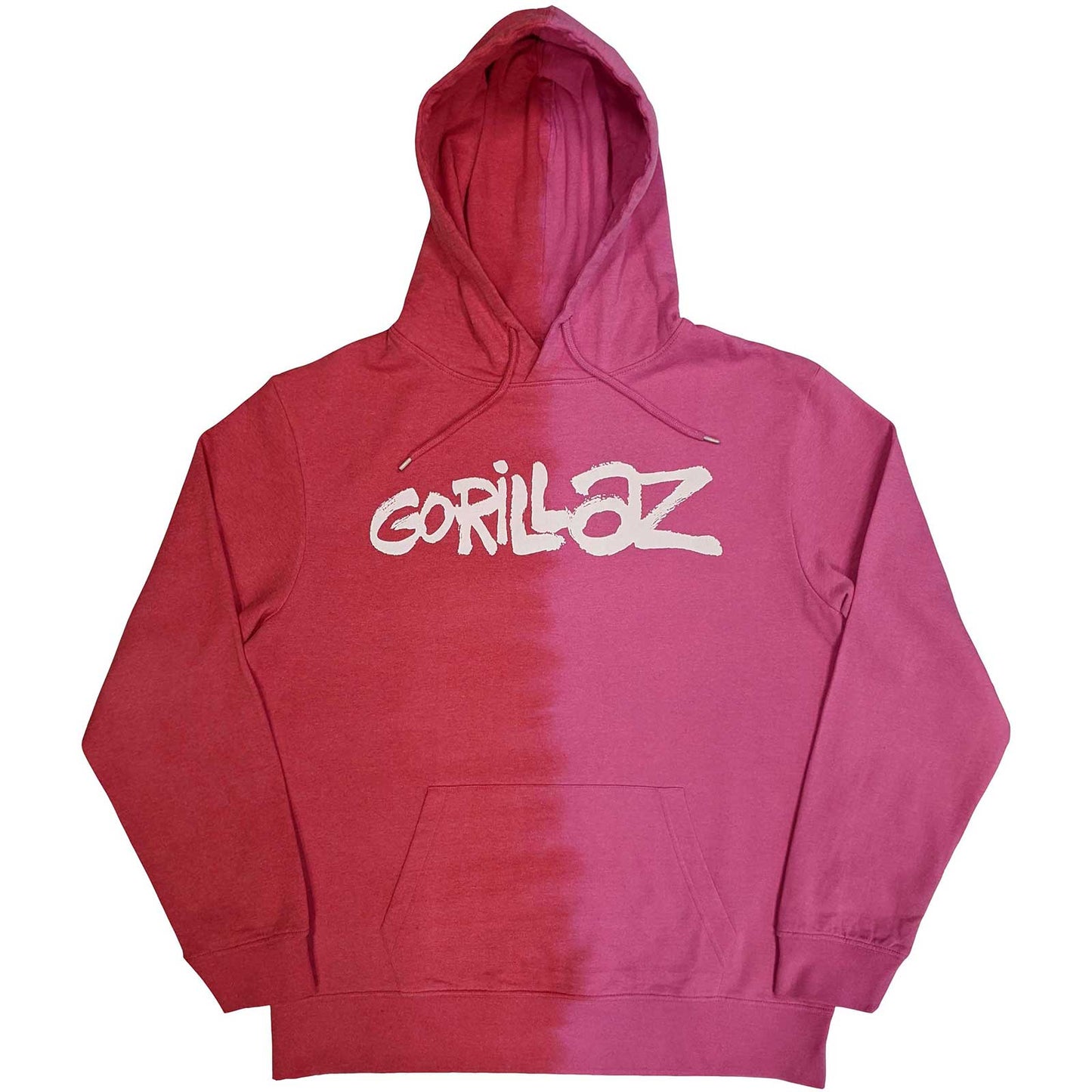 Gorillaz Unisex Two-Tone Brush Logo Pullover Hoodie