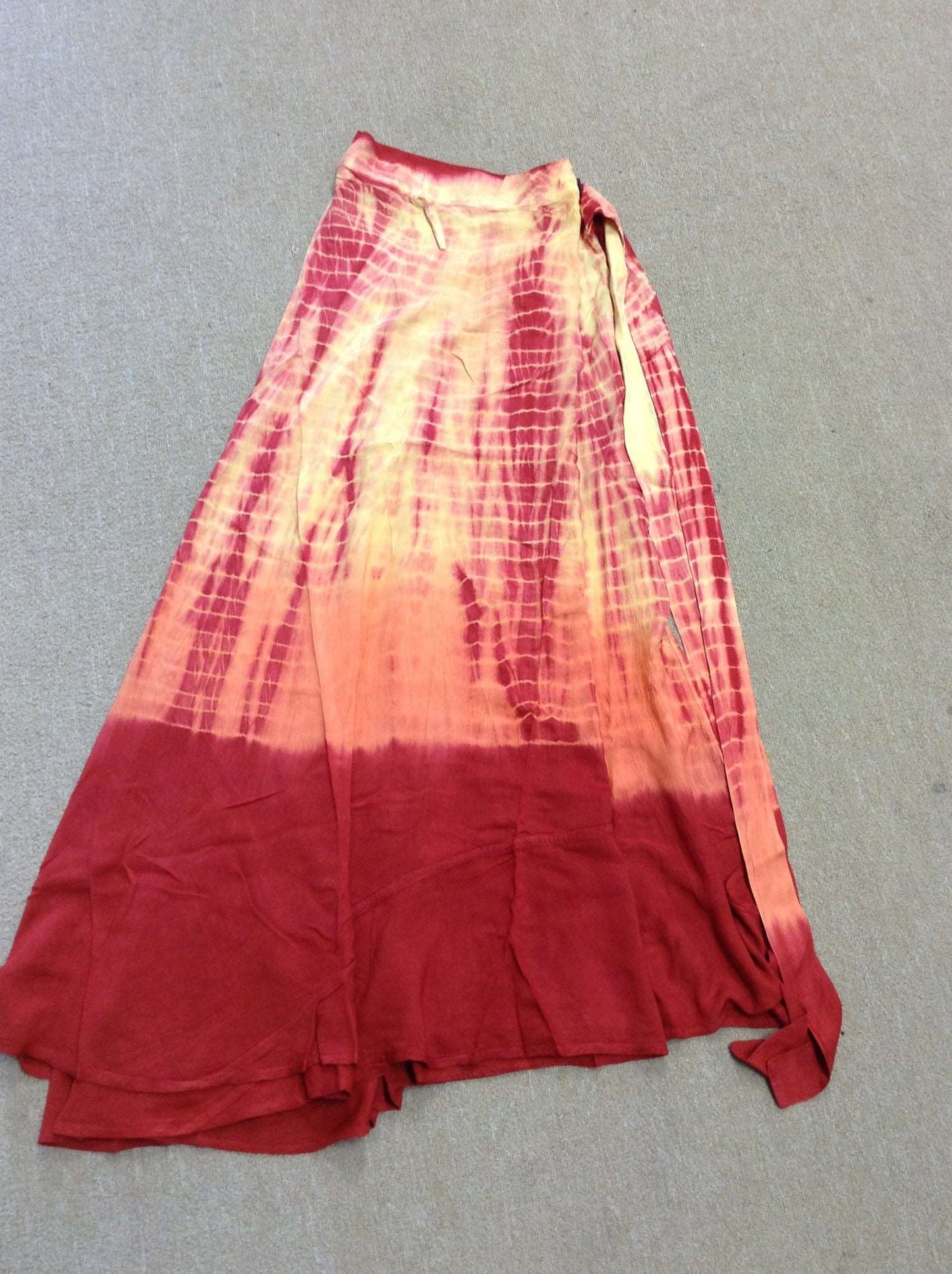 Assorted Long Tie-Dye Wrap Skirts - HalfMoonMusic
