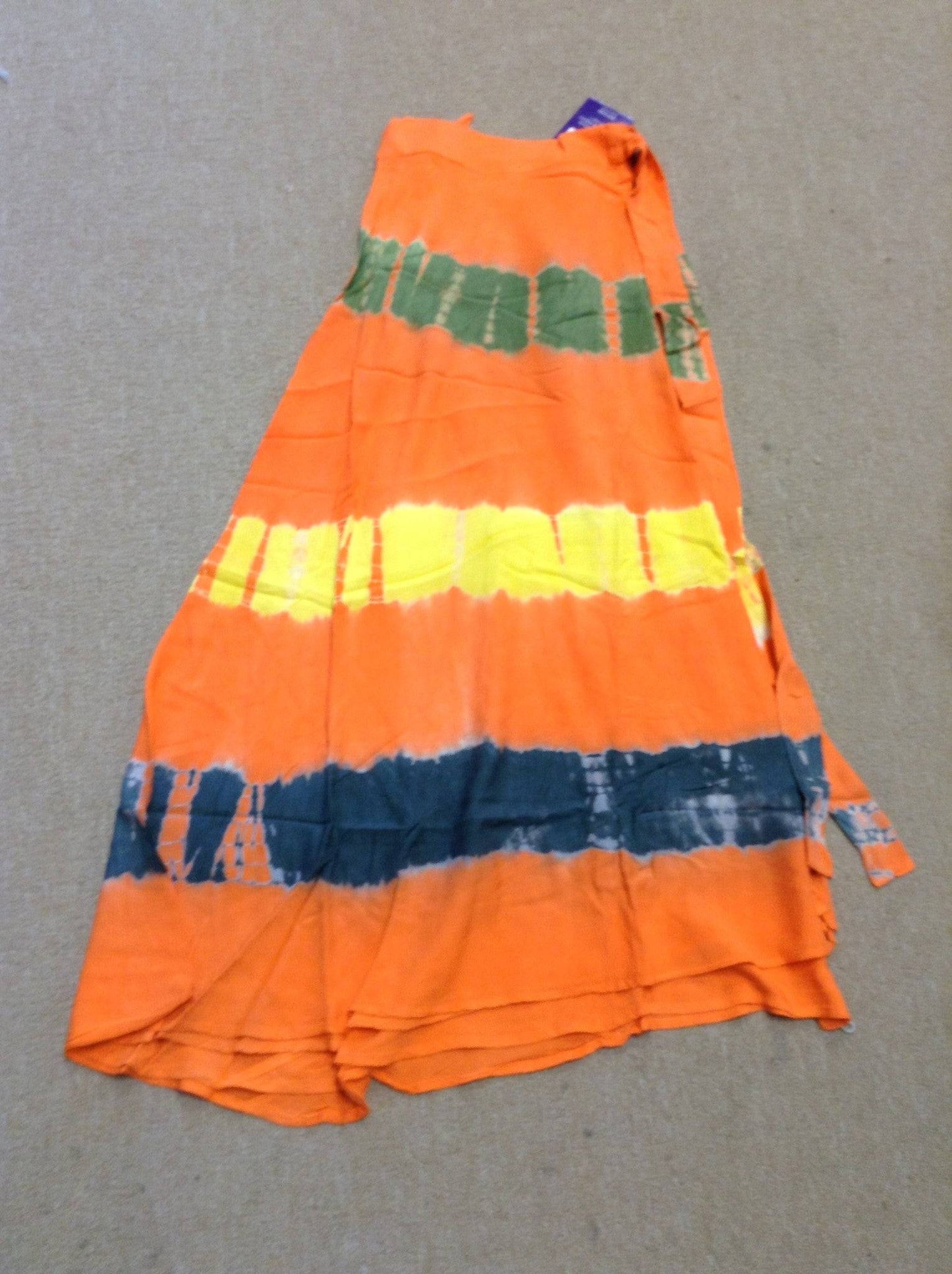 Assorted Long Tie-Dye Wrap Skirts - HalfMoonMusic