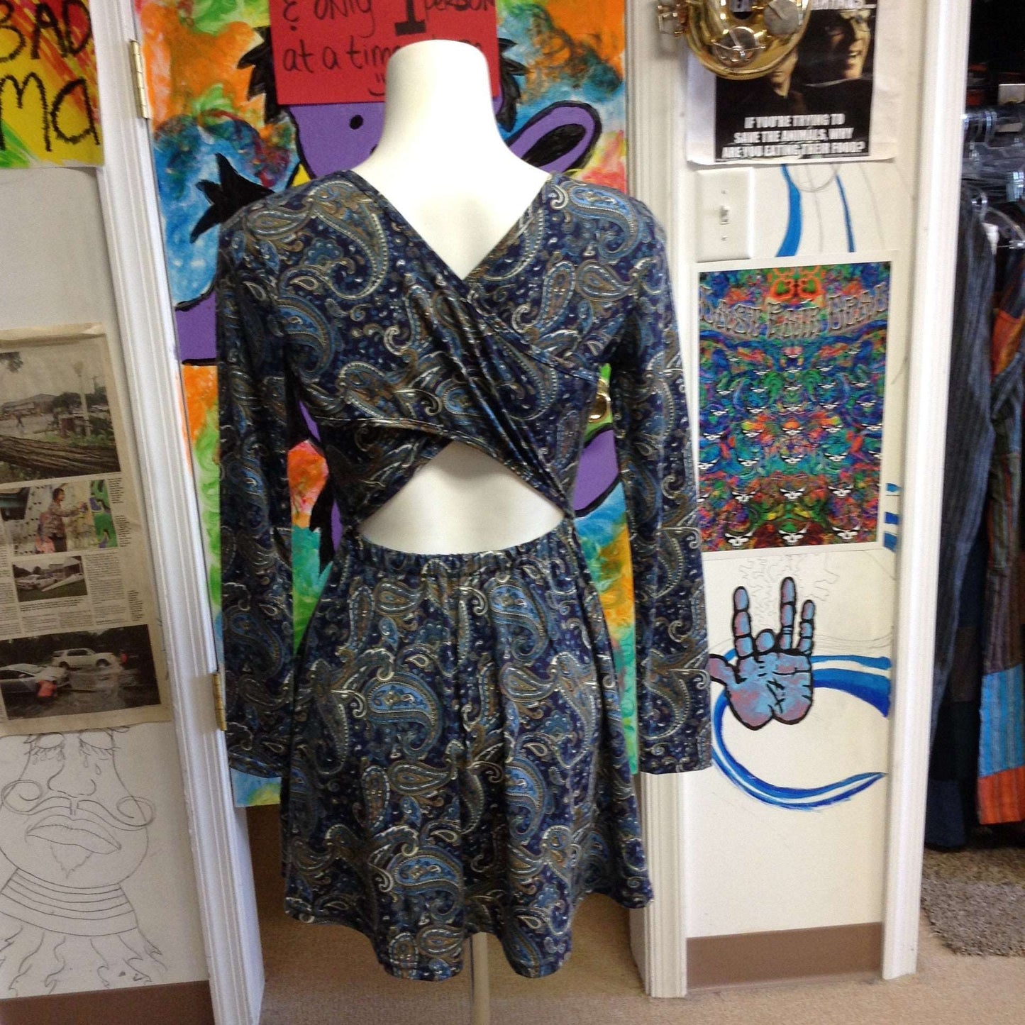70's GO GO Dress - HalfMoonMusic