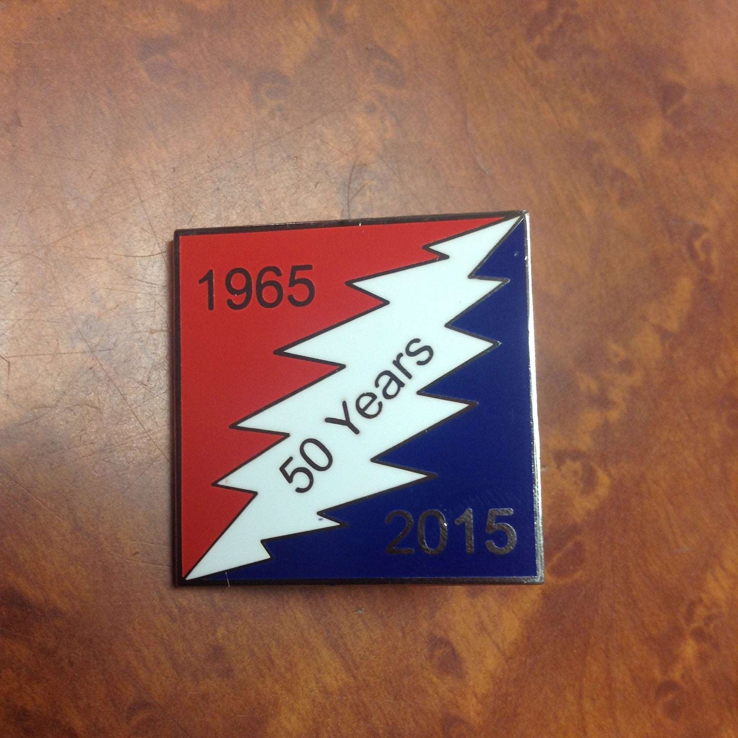 50 Years of Dead Bolt Hat Pin - HalfMoonMusic