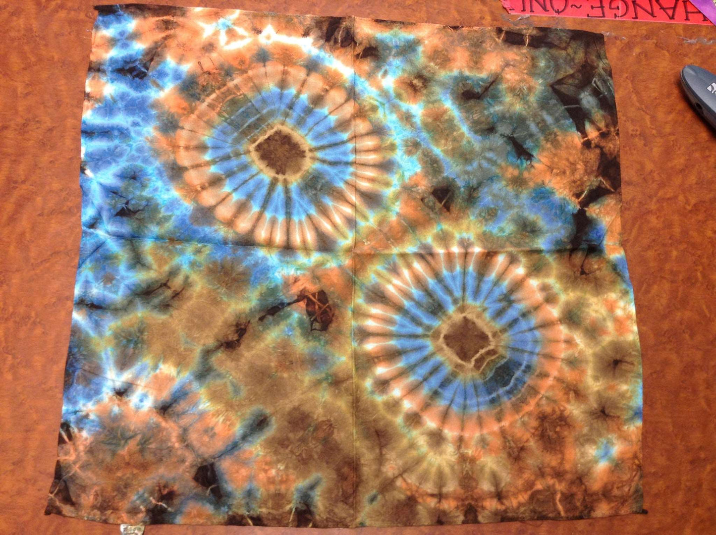 Aurora Tie Dye Rayon Bandana - HalfMoonMusic
