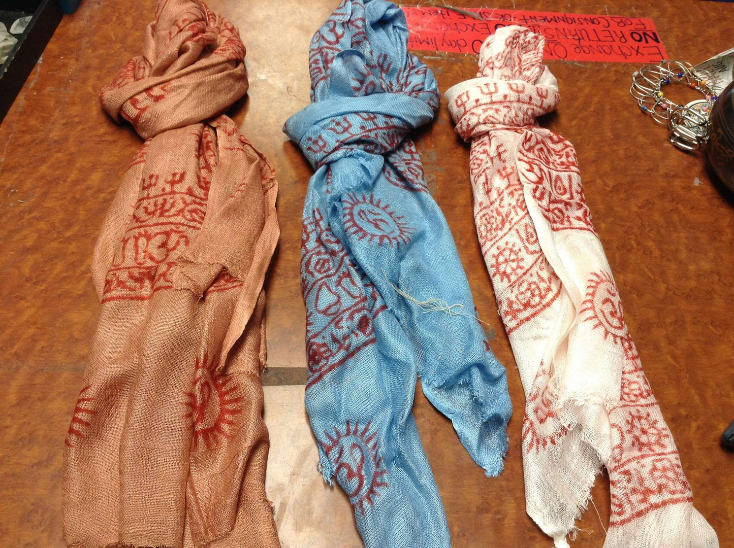 Assorted Prayer Scarves - HalfMoonMusic