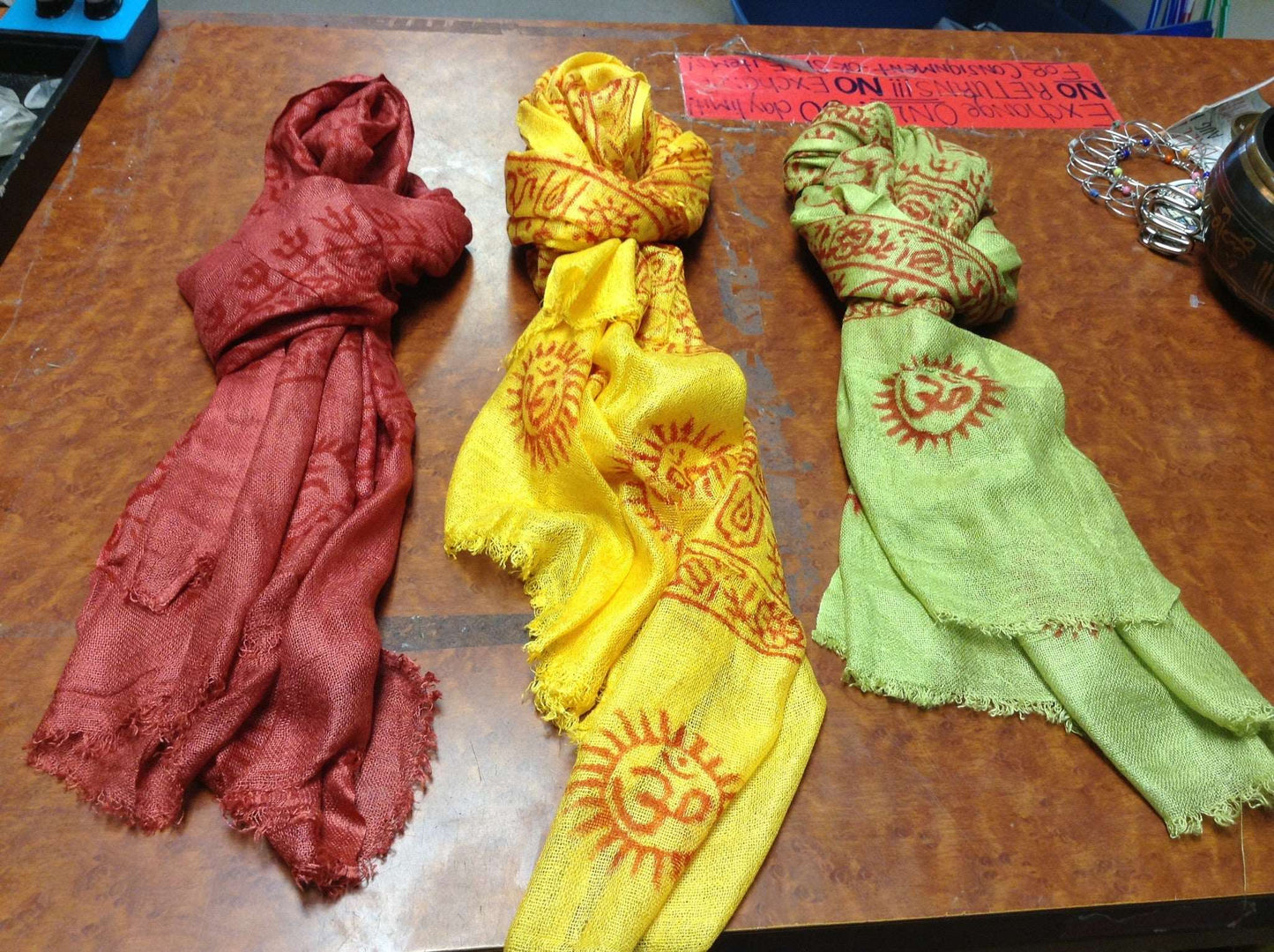 Assorted Prayer Scarves - HalfMoonMusic