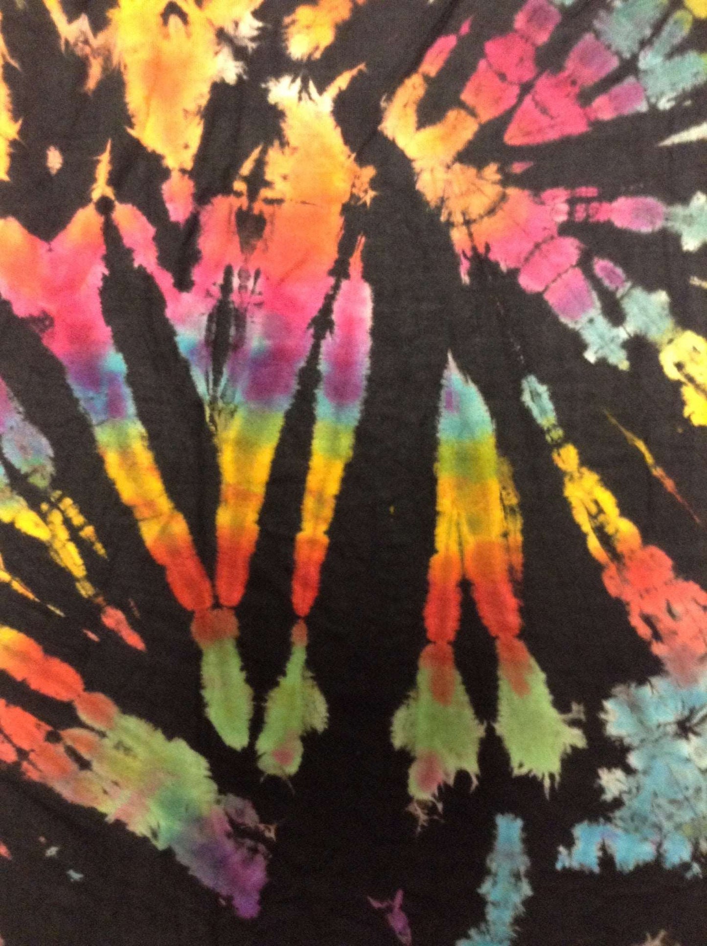 3/4 Sleeve Tie Dye Tunic W/ Pockets - HalfMoonMusic