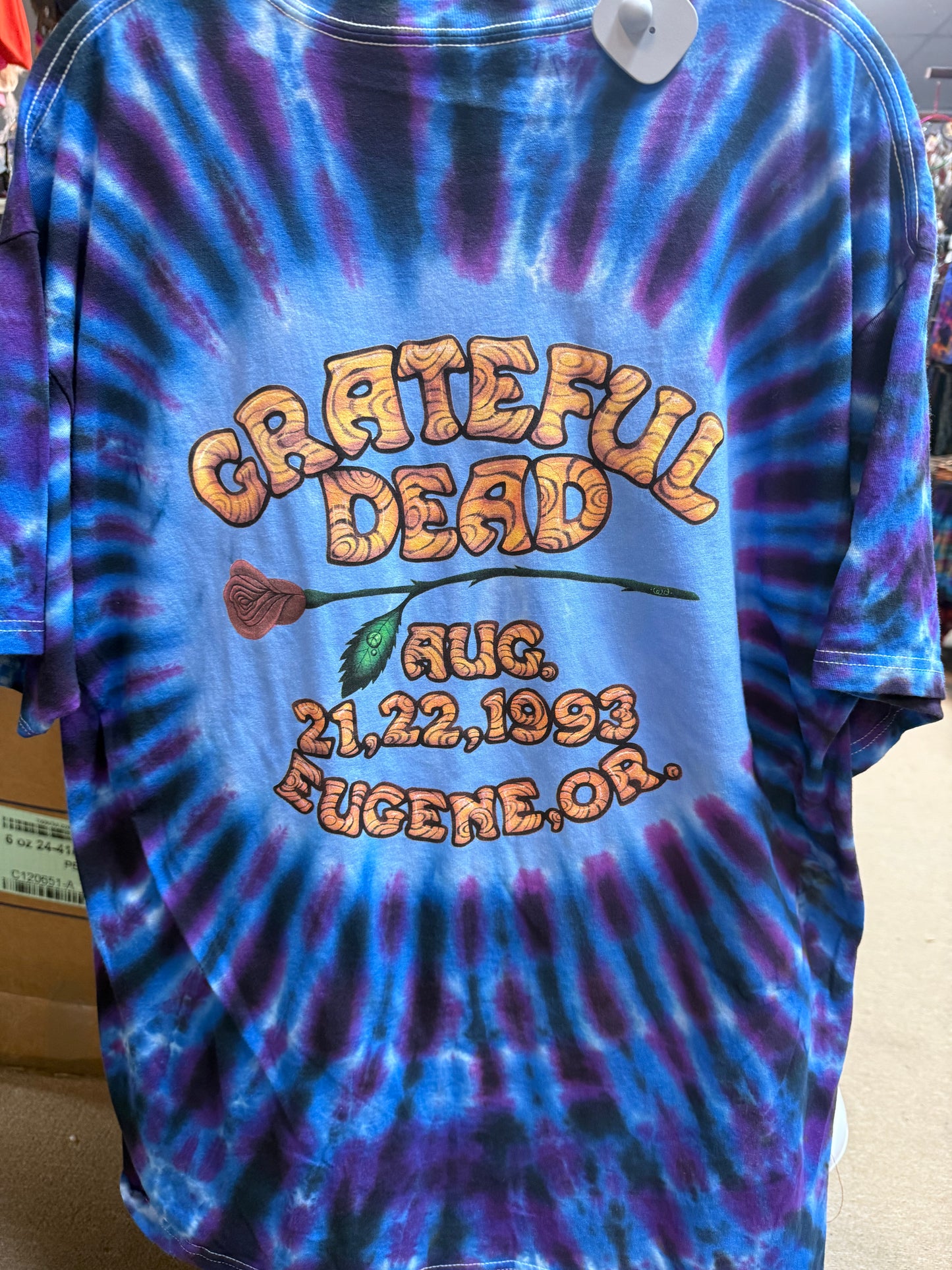 Men's Grateful Dead Owl Steal Your Face Tie-Dye T-Shirt