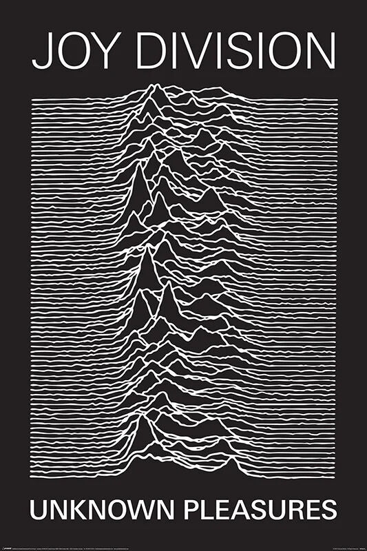 Joy Division Unknown Pleasures Poster
