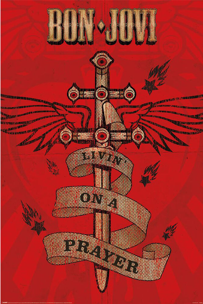 Bon Jovi Livin On A Prayer Poster