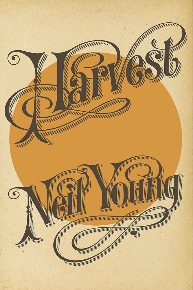 Neil Young Harvest Moon Poster