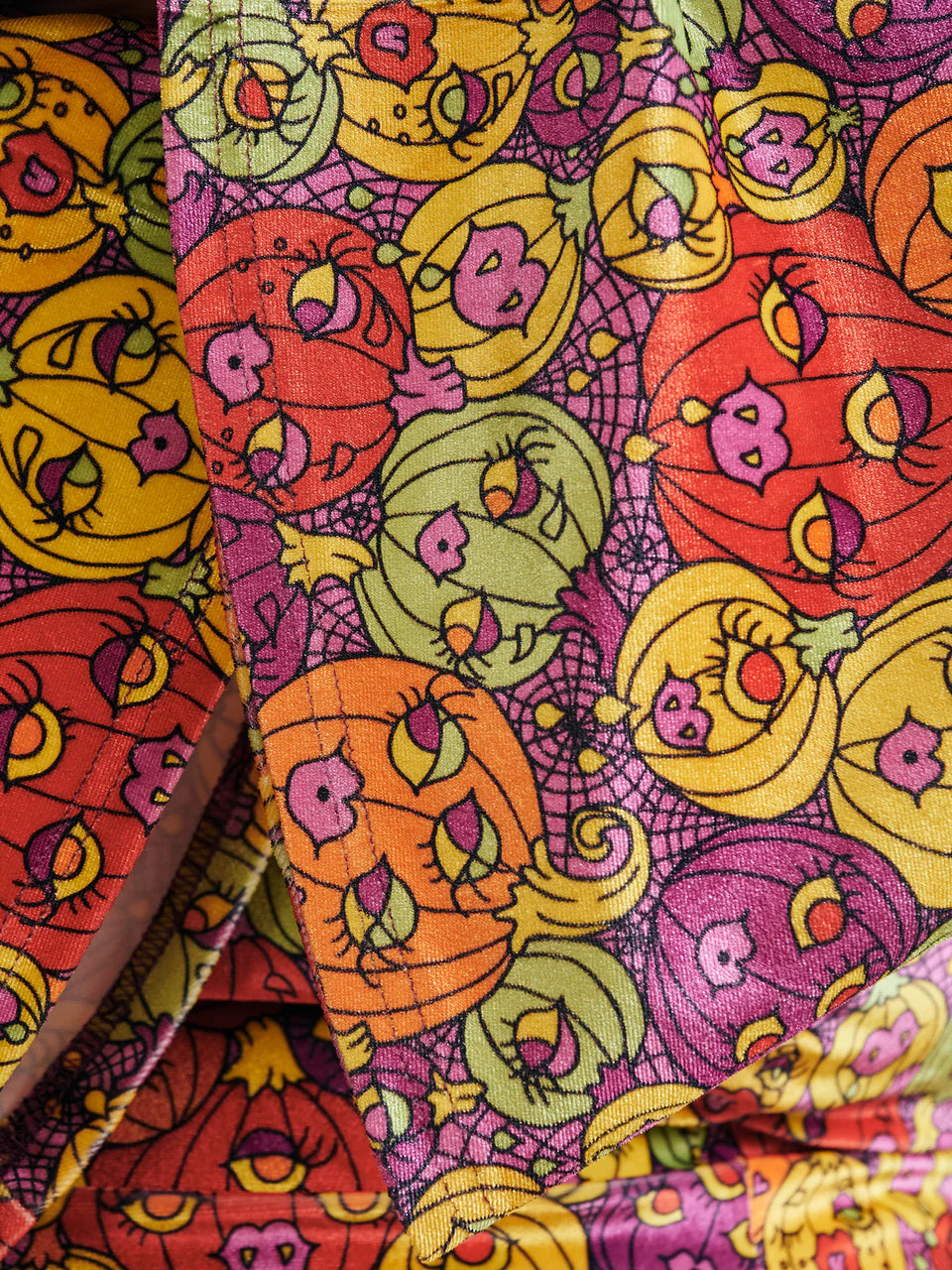 Sourpuss Pumpkin Patch Velvet Belle Dress