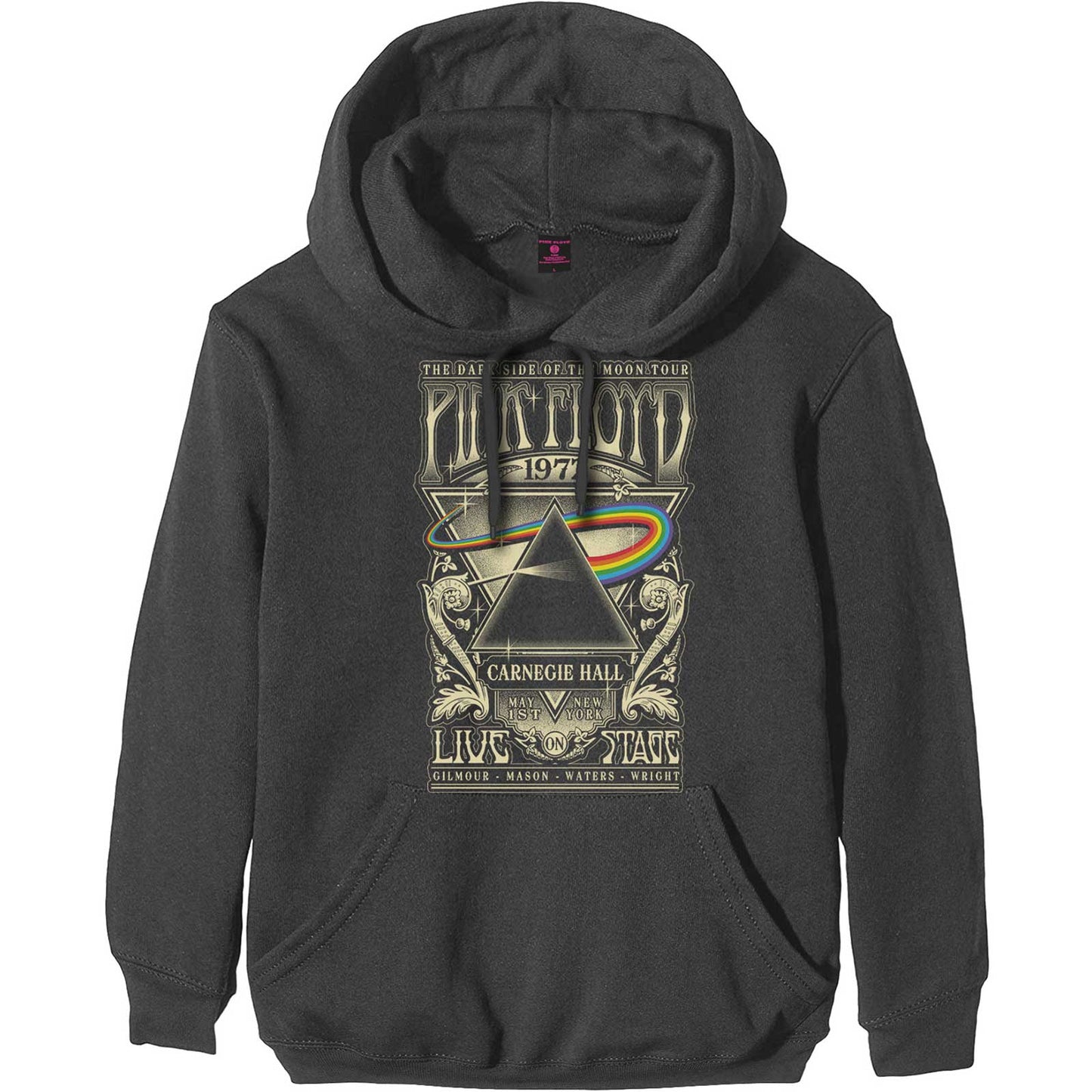 Unisex Pink Floyd Carnegie Hall Poster Pullover Hoodie