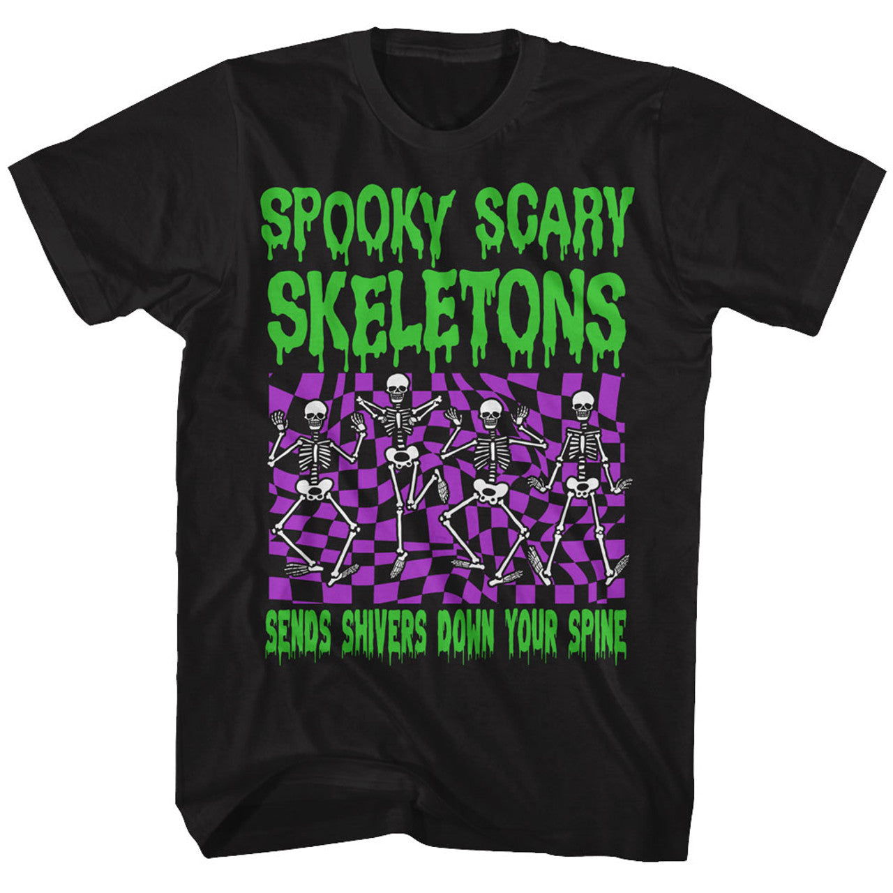 Discontinued Men's Spooky Scary Skeletons T-Shirt