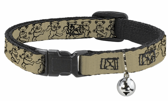 Assorted Grateful Dead Plastic Clip Cat Collars - HalfMoonMusic