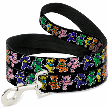 Assorted Grateful Dead Thin Dog Leash - HalfMoonMusic