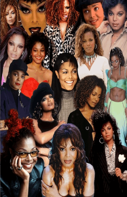 11x17 Janet Jackson Countertop Poster - HalfMoonMusic