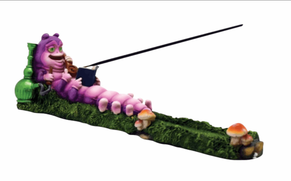 Alice in Wonderland Smoking Caterpillar Incense Burner - HalfMoonMusic