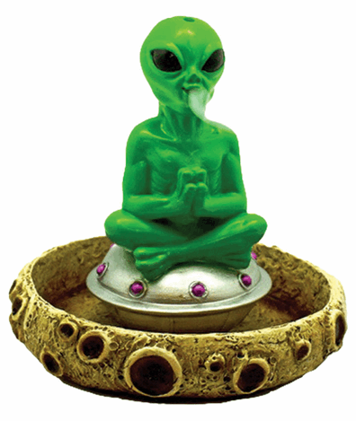 Alien Moon Lander Cone Incense Burner - HalfMoonMusic