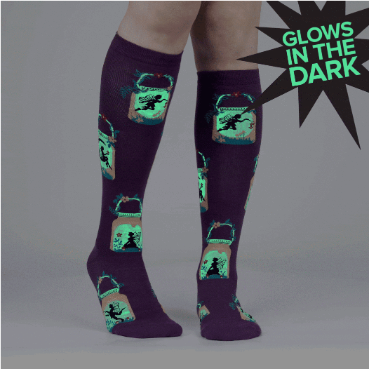 A Fairy Good Garden Knee High Socks - HalfMoonMusic