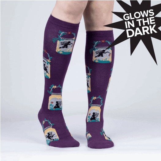 A Fairy Good Garden Knee High Socks - HalfMoonMusic