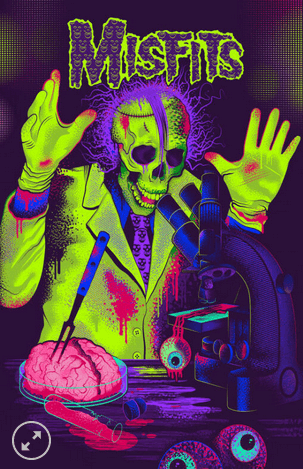 11x17 Misfits Countertop Poster - HalfMoonMusic