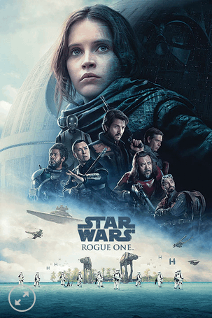11x17 Rogue One Countertop Poster - HalfMoonMusic