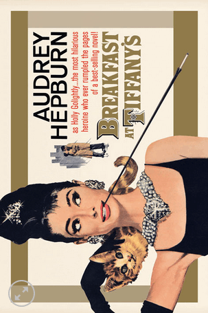 11x17 Breakfast at Tiffany's Countertop Poster - HalfMoonMusic