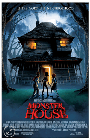 11x17 Monster House Countertop Poster - HalfMoonMusic