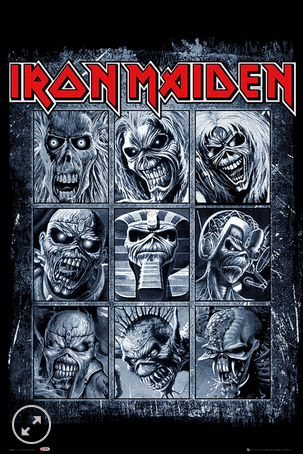 11x17 Iron Maiden Countertop Poster - HalfMoonMusic