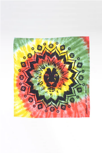 Rasta Print Bandana - HalfMoonMusic
