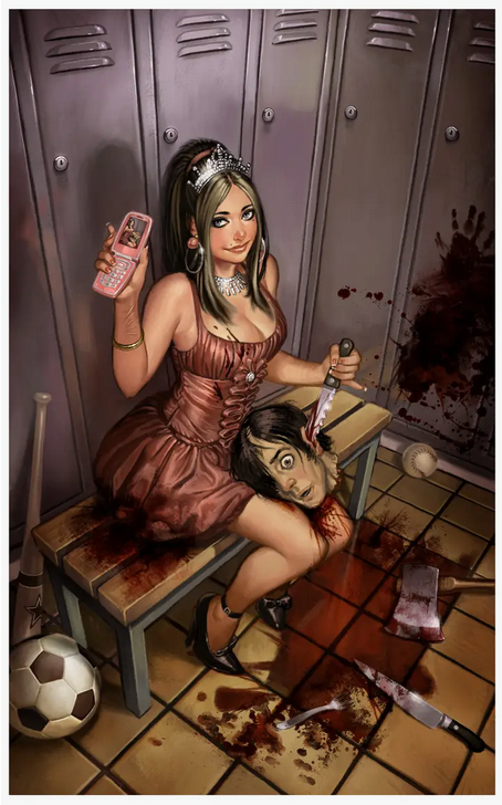 "Tiffany" Art Print by Aly Fell - HalfMoonMusic