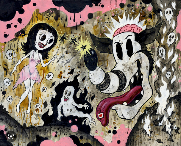 "Molly and the Magic Wand" Art Print - HalfMoonMusic