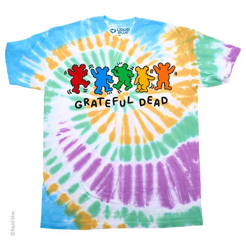 Grateful Dead 30 Years Tie-Dye T-Shirt Size: Medium Multicolor