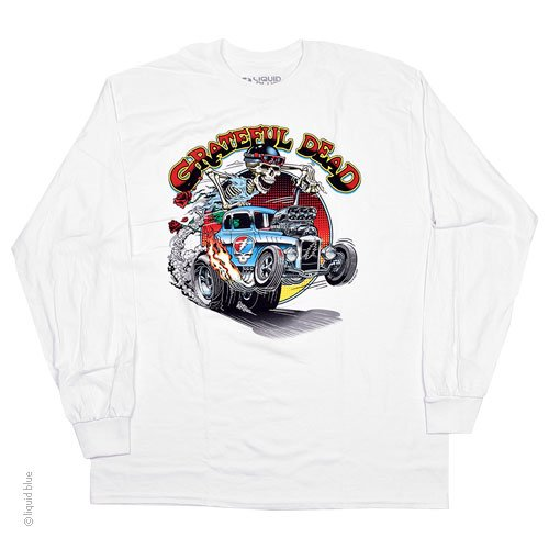 Men's Grateful Dead Steal Your Hot Rod Long-Sleeve T-Shirt - HalfMoonMusic