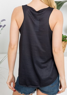 Women's Garden of Mushrooms Print Tank Top - HalfMoonMusic