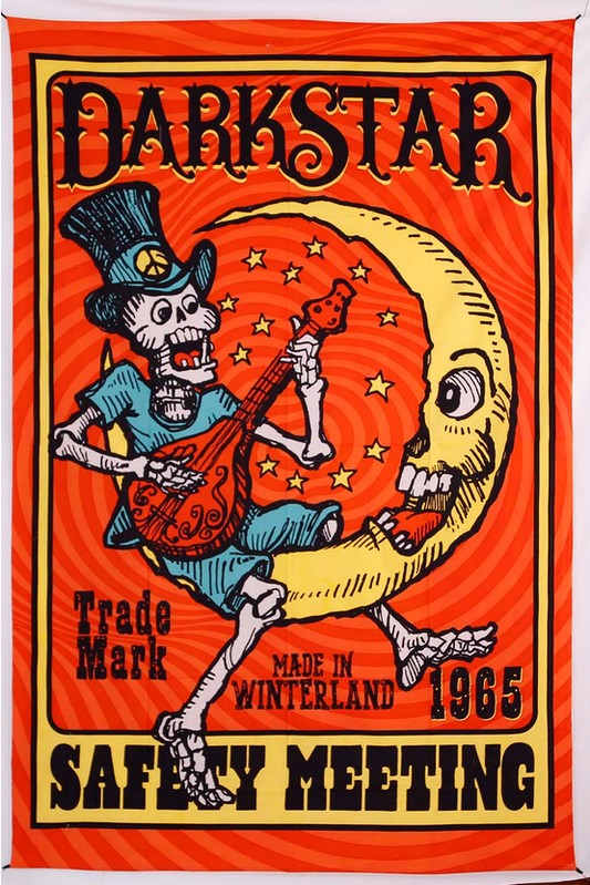 Grateful Dead Dark Star Safety Meeting Tapestry - HalfMoonMusic