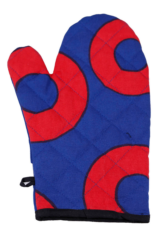 Phish Donut Print Pot Holder Oven Mitt - HalfMoonMusic