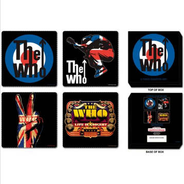 The Who Mixed Coaster Set - HalfMoonMusic